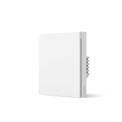 Выключатель двухклавишный без нейтрали | Aqara Smart Wall Switch H1 EU (No Neutral, Double Rocker) (WS-EUK02)