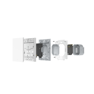 Выключатель одноклавишный без нейтрали | Aqara Smart Wall Switch H1 EU (No Neutral, Single Rocker) (WS-EUK01)
