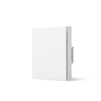 Выключатель одноклавишный без нейтрали | Aqara Smart Wall Switch H1 EU (No Neutral, Single Rocker) (WS-EUK01)