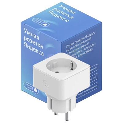 Умная розетка | Яндекс YNDX-0007W Алиса (Белый)