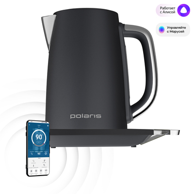 Чайник | Polaris PWK 1755CAD Wi-Fi IQ Home (Серый)