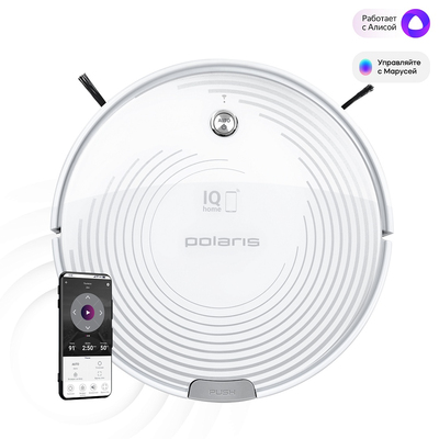 Робот-пылесос | Polaris PVCR 0833 Wi-Fi IQ Home (Белый)
