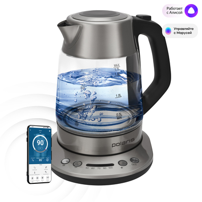 Чайник | Polaris PWK 1775CGLD Wi-Fi IQ Home (Серый)