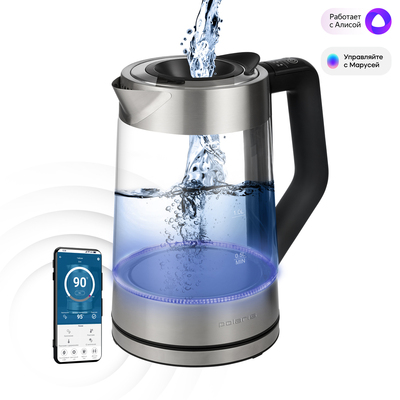 Чайник | Polaris PWK 1725CGLD Wi-Fi IQ Home (Серый)