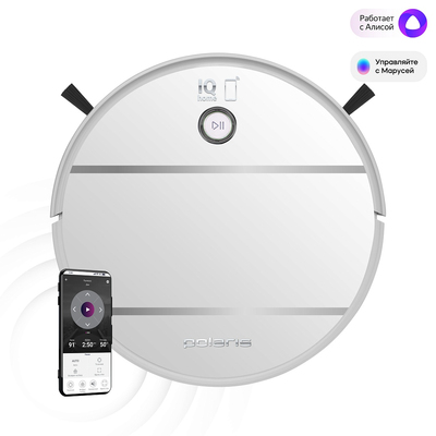 Робот-пылесос Polaris PVCR 3300 IQ Home Aqua (Белый)