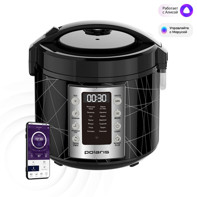 Мультиварка | Polaris PMC 5020 Wi-Fi IQ Home (Черный)