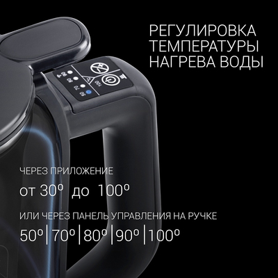 Чайник | Polaris PWK 1720CGLD Wi-Fi IQ Home (Серый)