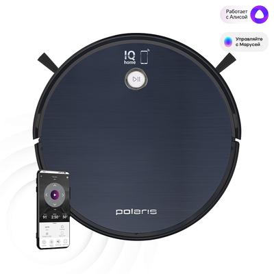 Робот-пылесос Polaris PVCR 3300 IQ Home Aqua (Черный)